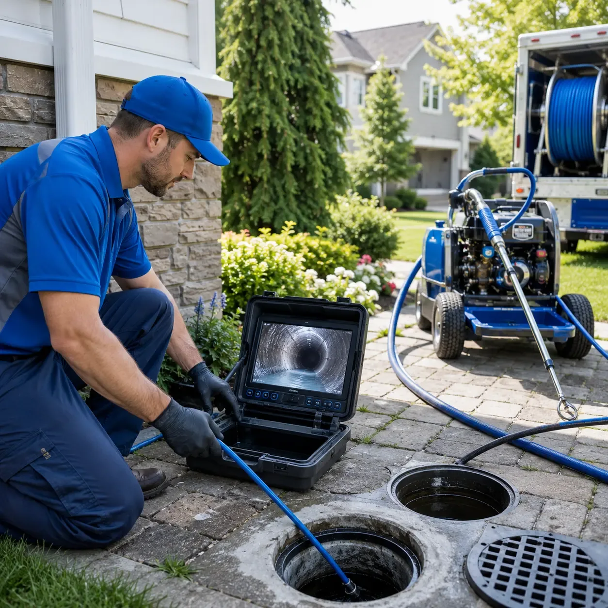 Outdoor drain cleaning professionals serving Hyde, PA